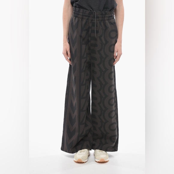 MARC JACOBS Elastic waistband graphic pattern wide leg pants - Picture 3 of 5